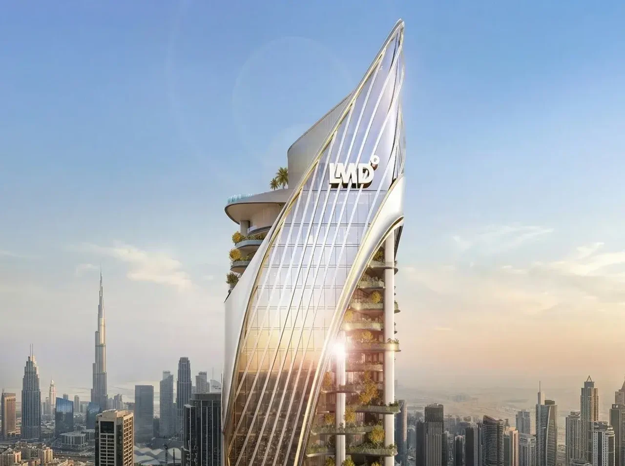 Christian A. Rockefeller Business Tower — Above the city