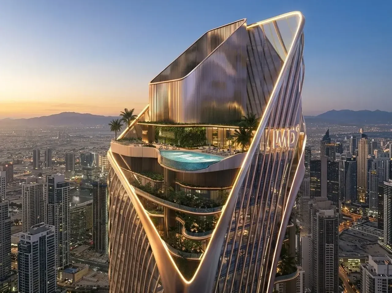 Christian A. Rockefeller Business Tower — Wellbeing above Dubai